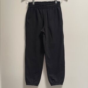 Athleta Girl Black Lined Jogger Sweatpants Size Medium (8-10)
